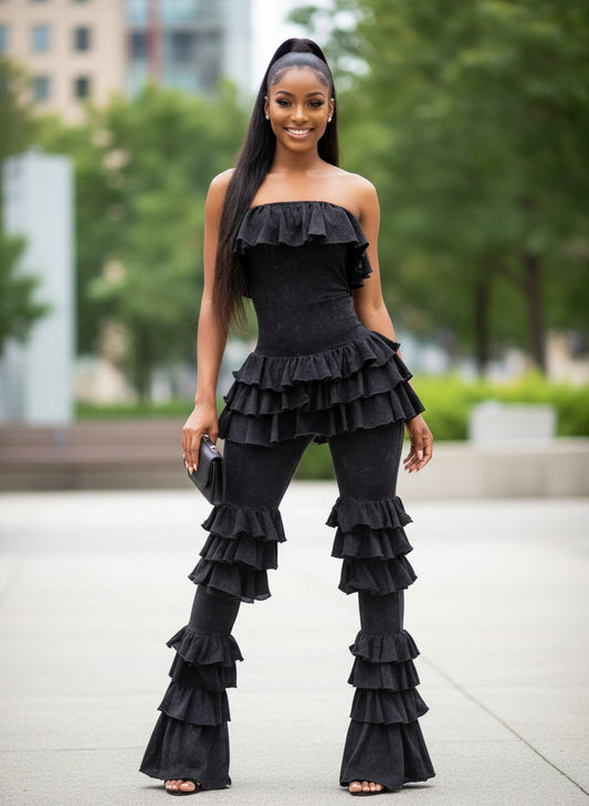 Ruffle jumpsuit
