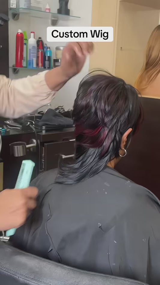 Mullet Custom Wig